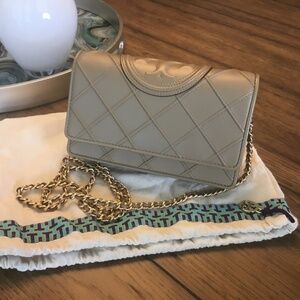 Beige Crossbody/Clutch